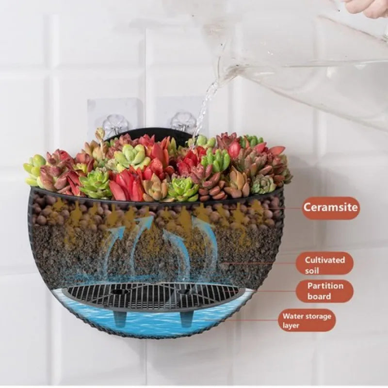 Doniczka Półokrągła Wisząca – 10 Kolorów | Gardenkowo GardenKowo