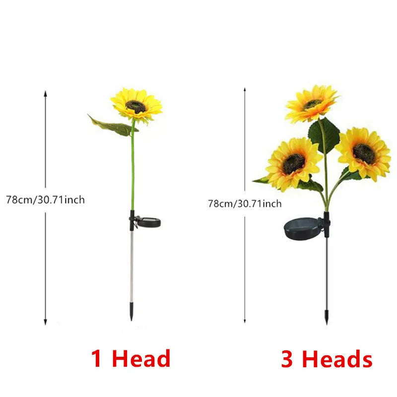 🌻 Solarne Kwiaty LED – Dekoracja Ogrodu z Efektem Słonecznika! ☀️✨ GardenKowo