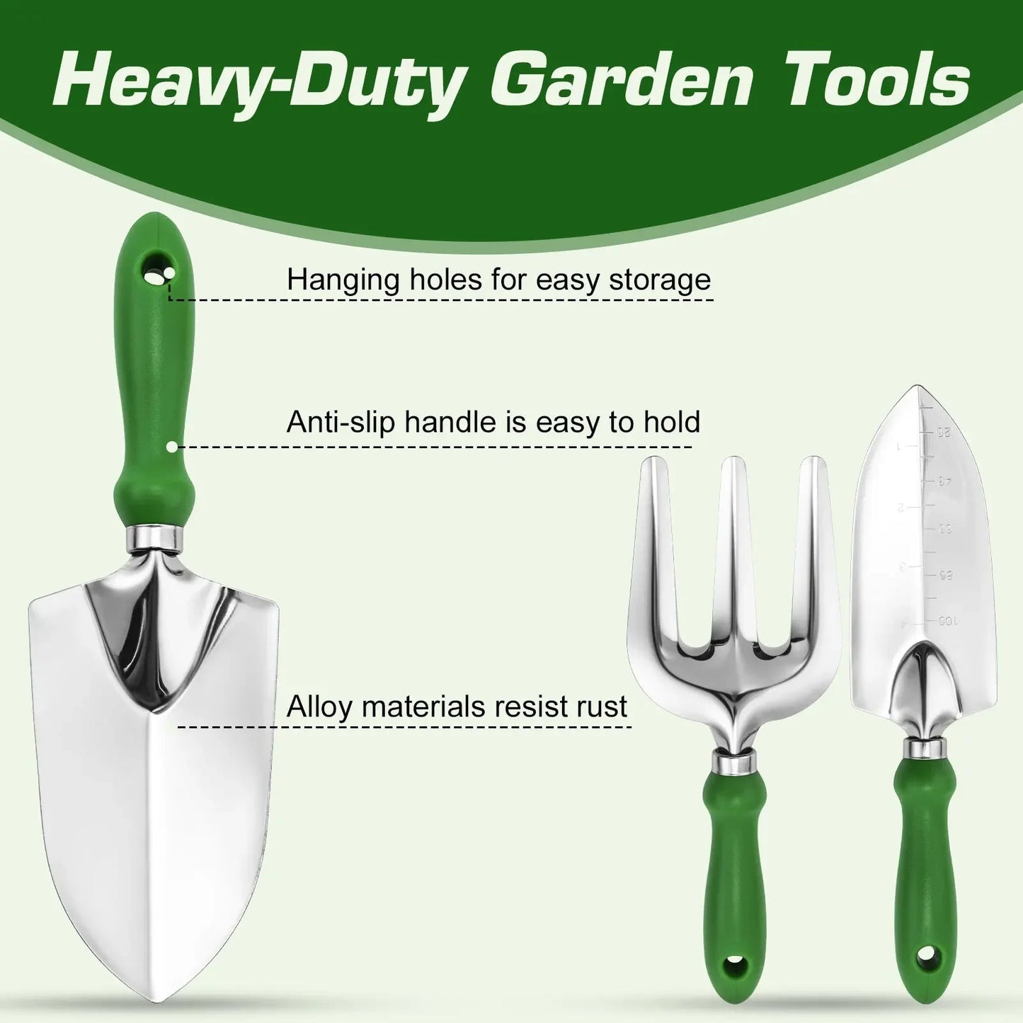 🧤 Zestaw Narzędzi Ogrodniczych 7w1 z Rękawicami z Pazurkami – Idealny do Sadzenia Roślin🌱 GardenKowo