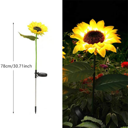 🌻 Solarne Kwiaty LED – Dekoracja Ogrodu z Efektem Słonecznika! ☀️✨ GardenKowo