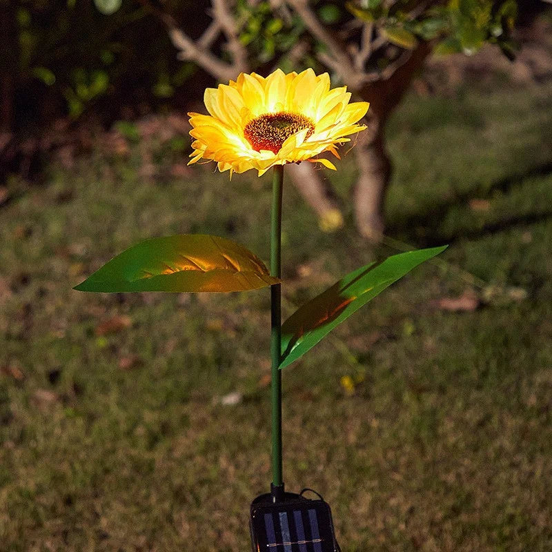 🌻 Solarne Kwiaty LED – Dekoracja Ogrodu z Efektem Słonecznika! ☀️✨ GardenKowo