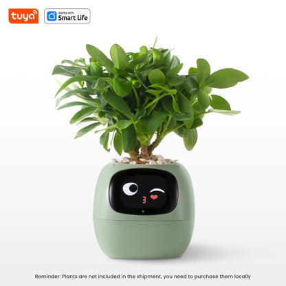 Tuya Ivy Smart Planter – Inteligentna Doniczka z 49 Emocjami, AI Chipem i 7 Czujnikami dla Łatwej Pielęgnacji Roślin GardenKowo