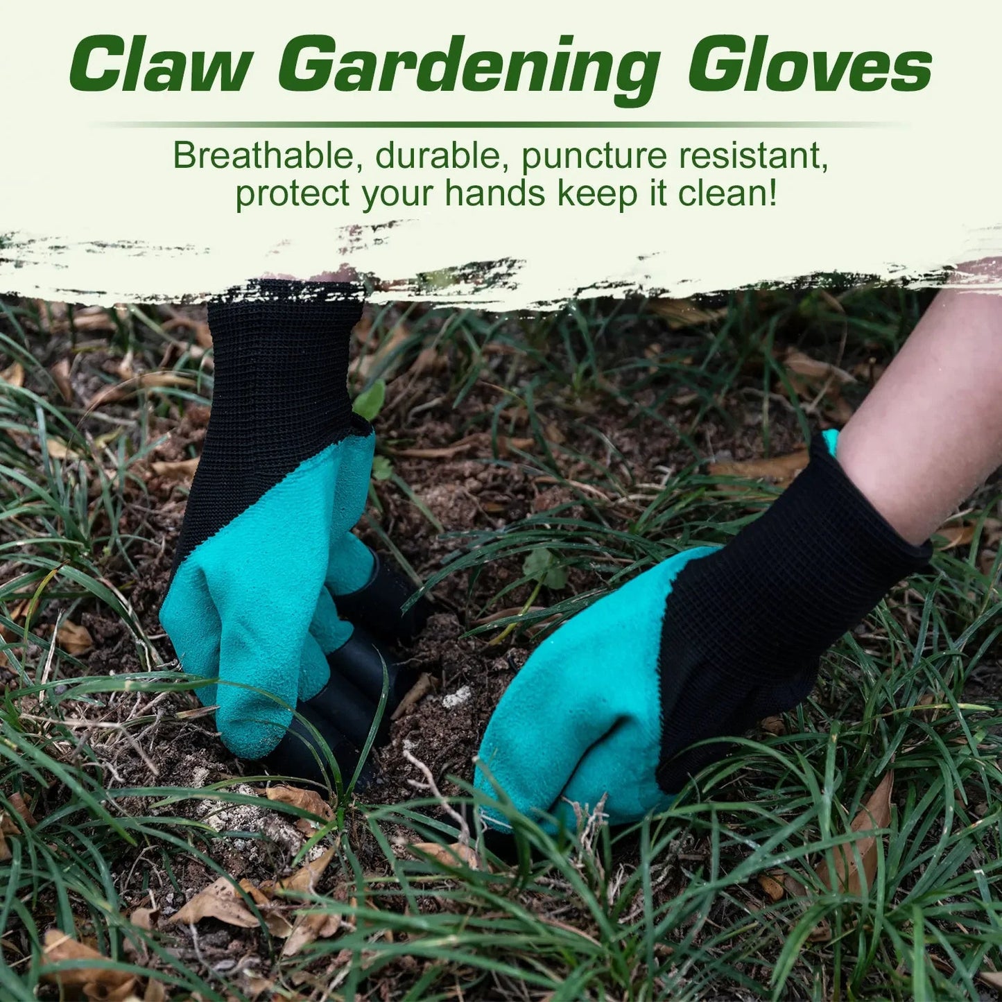 🧤 Zestaw Narzędzi Ogrodniczych 7w1 z Rękawicami z Pazurkami – Idealny do Sadzenia Roślin🌱 GardenKowo