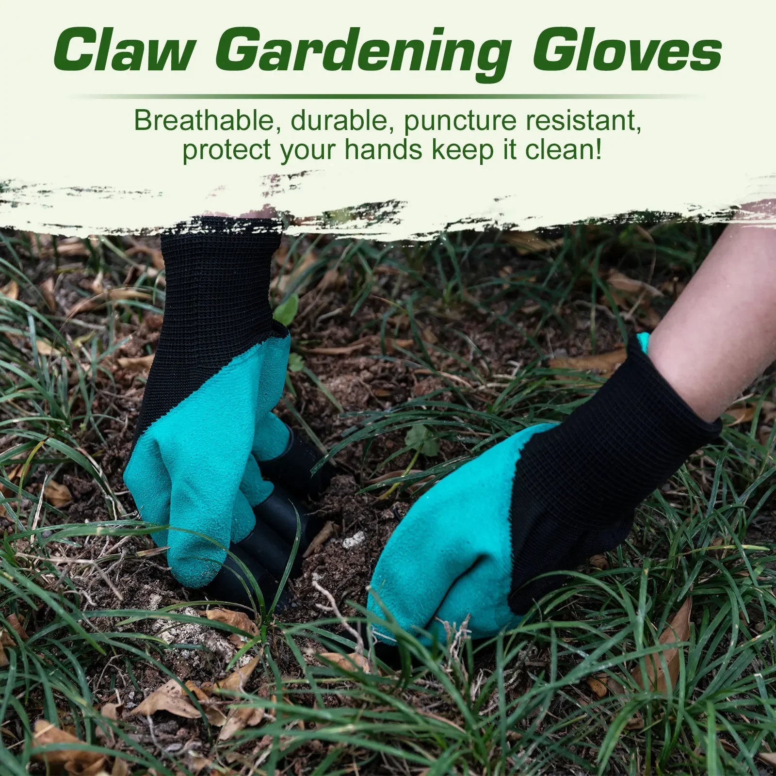 🧤 Zestaw Narzędzi Ogrodniczych 7w1 z Rękawicami z Pazurkami – Idealny do Sadzenia Roślin🌱 GardenKowo